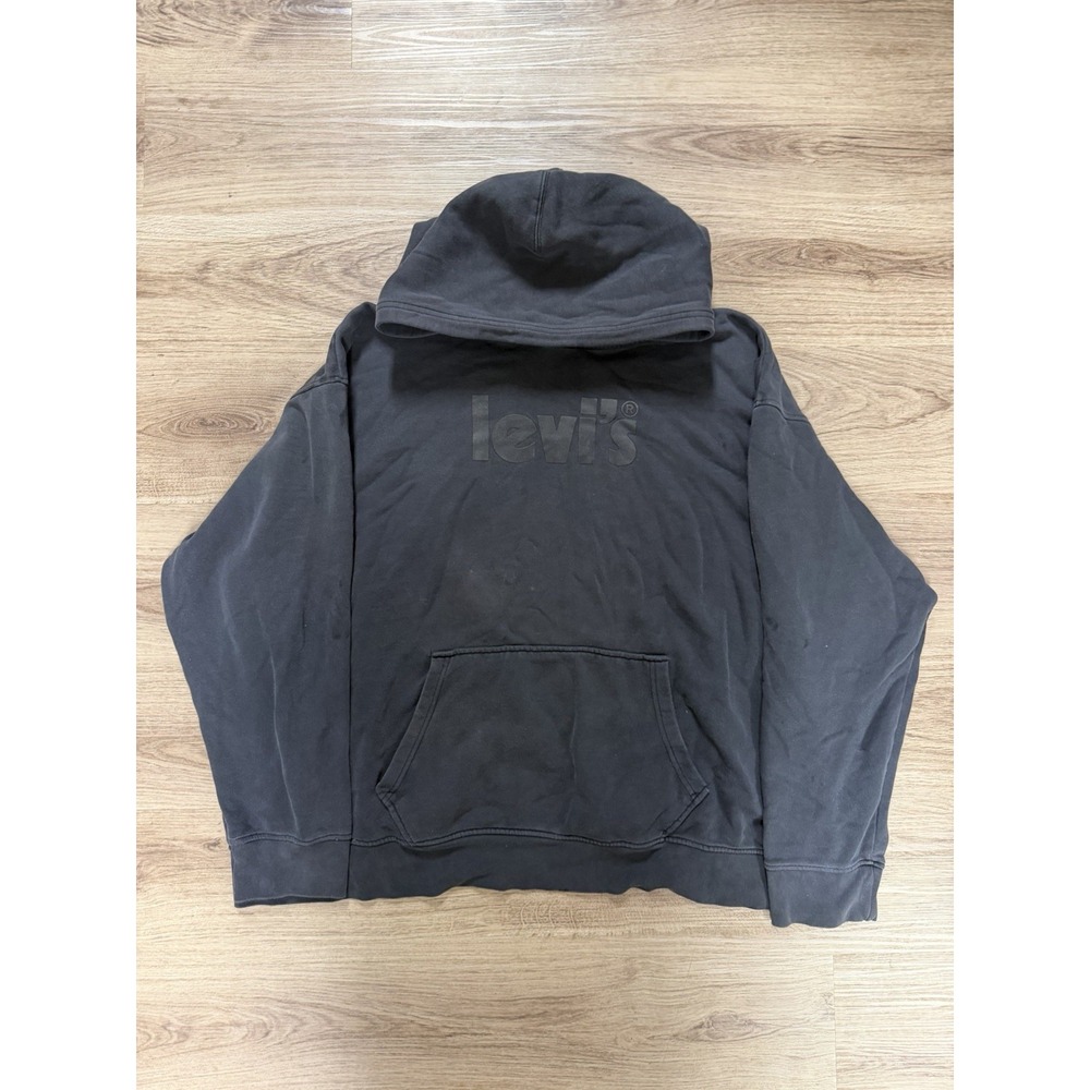 3xl Black Levi's Jeans Hoodie Y2K Baggy Oversized